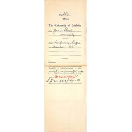 Conferring Degree in absentia BSc