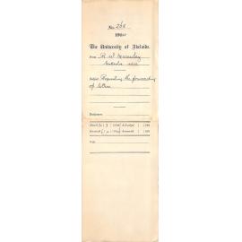 Requesting the forwarding of letters