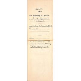 Asking for Music Certificate Primary 1900