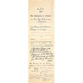 Asking particulars re Geology I and II and fees