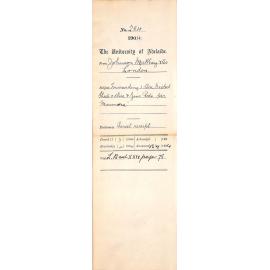 Forwarding 1 Box Nickel Sheet and Wire and Zinc Rods