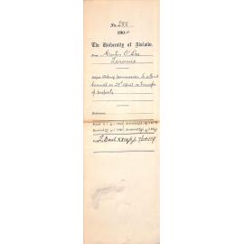 Asking particulars to attend Council on 29 April