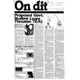 On Dit. Volume 50, Issue 1