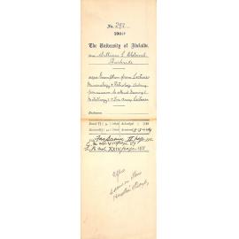 Exemption from Lectures Mineralogy and Petrology