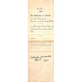 Thanks for Calendar - Commission concluding labours - Sending reports later