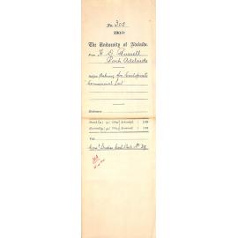 Asking for Certificate Commercial Law - Russell