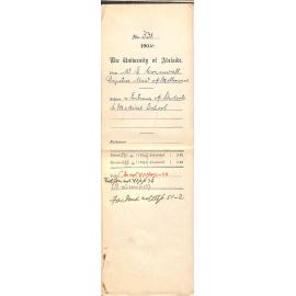 Entrance of Students to Medical School