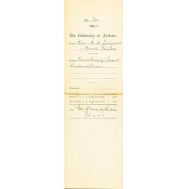 Discontinuing lessons at the Elder Conservatorium