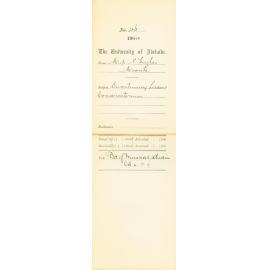 Discontinuing  lessons at the Conservatorium