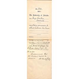 Asking permission to attend Lectures M B Course