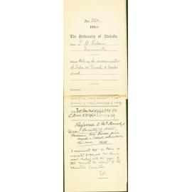 Asking for re-examination of Paper French and Marks gained