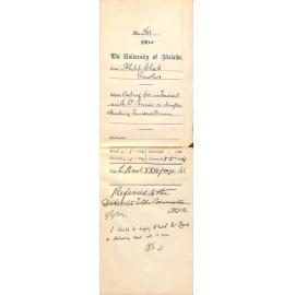 Asking for interview with Dr Ennis re daughter attending Conservatorium