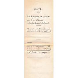 Agreeing to pay Deposit fee for students in Practical Chemistry