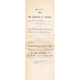 M Gower offers 1d per acre for Block 17 Make Chockshell pay