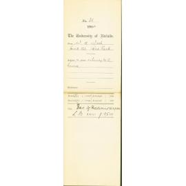 Re son Gordon Roy West entering MB Course