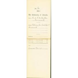 Asking for Certificate, Rudiments of Music