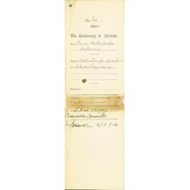 Application for appointment as Lecturer in Engineering