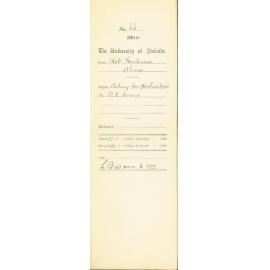 Asking for particulars re BA Course - Harkness