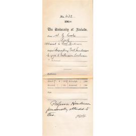 Requesting Professor Henderson give 5 Extension Lectures etc