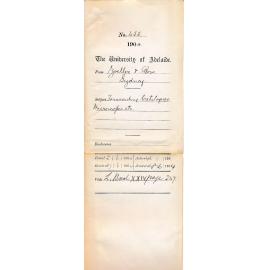 Forwarding Catalogues, Microscopes etc