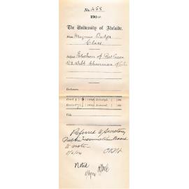 Election of Reverend Canon Robert Bennett Webb Chairman of Centre