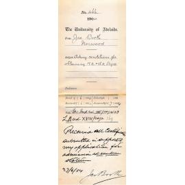 Asking conditions for obtaining MB and ChB Degree