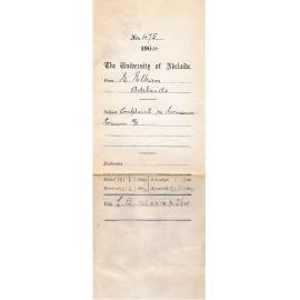 Complaint re Conservatorium Account