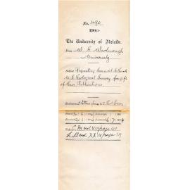 Requesting Council to thank US Geological Survey for gift of Publications