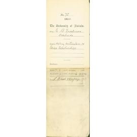 Asking particulars re Elder Scholarships