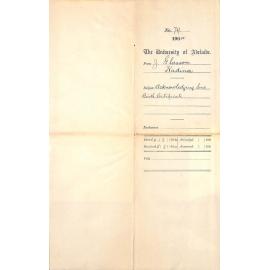 Acknowledging son's Birth Certificate