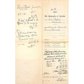 Asking  for balance of Evening Scholarship