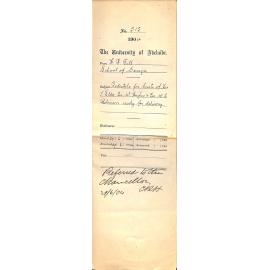 Pedestals for busts of Sir Thomas Elder Sir Walter Hughes and Sir W C Robinson ready for delivery