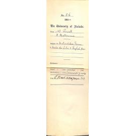 Re Matriculation Exam and books for Latin and English pass