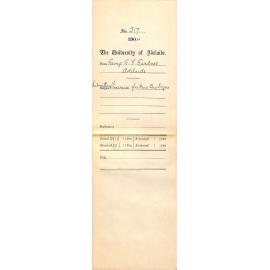 Submitting Exercise for Mus Bac Degree