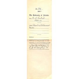 Requesting Tate Memorial Medal