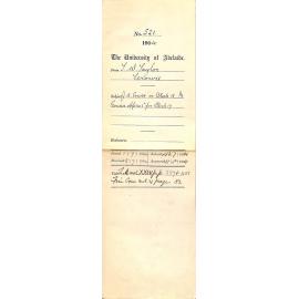 J A Gower on Block 18 M Gower offers 1d for Block 17