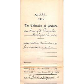 Asking particulars re Conservatorium tuition