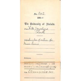 Number of Entries for Music Exams