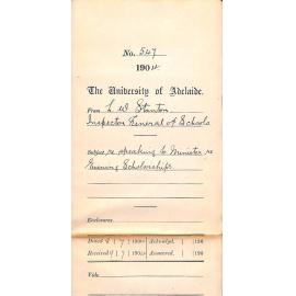 Re Speaking to Minister re Evening Scholarships