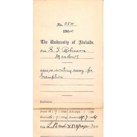 Re Writing Essay for Exemption