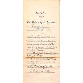 Entries Practice - List of Undergraduates - Re Nadebaum Brockman Brown Simpson Bergin and Walto