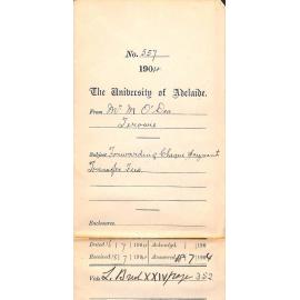 Forwarding Cheque payment Transfer Fees