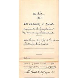 Asking for copy of Regulations of Rhodes Scholarship