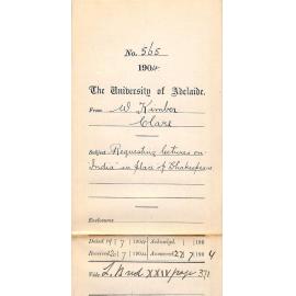 Requesting Lectures on India in place of Shakespeare