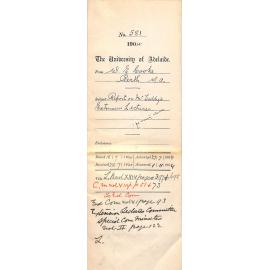 Report on Mr Soddys Extension Lectures