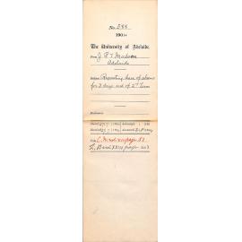 Requesting leave of absence for 3 days end of 2nd Term