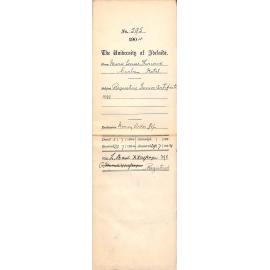 Requesting Senior Certificates