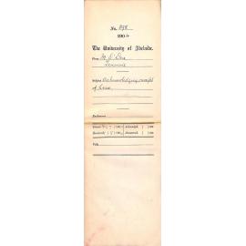 Acknowledging receipt of Lease