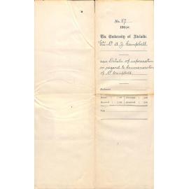 Commemoration of the late Dr Allen James Campbell