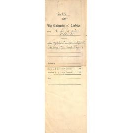 Monamy Burnet Langdon - Application for Certificates